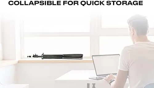 Skywin VR Tripod Stand Compatible with SteamVR Base Station 2.0 - Sensor Stand and Base Station for Sensors and Oculus Rift Constellation (2-Pack)