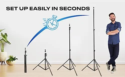 Skywin VR Tripod Stand Compatible with SteamVR Base Station 2.0 - Sensor Stand and Base Station for Sensors and Oculus Rift Constellation (2-Pack)