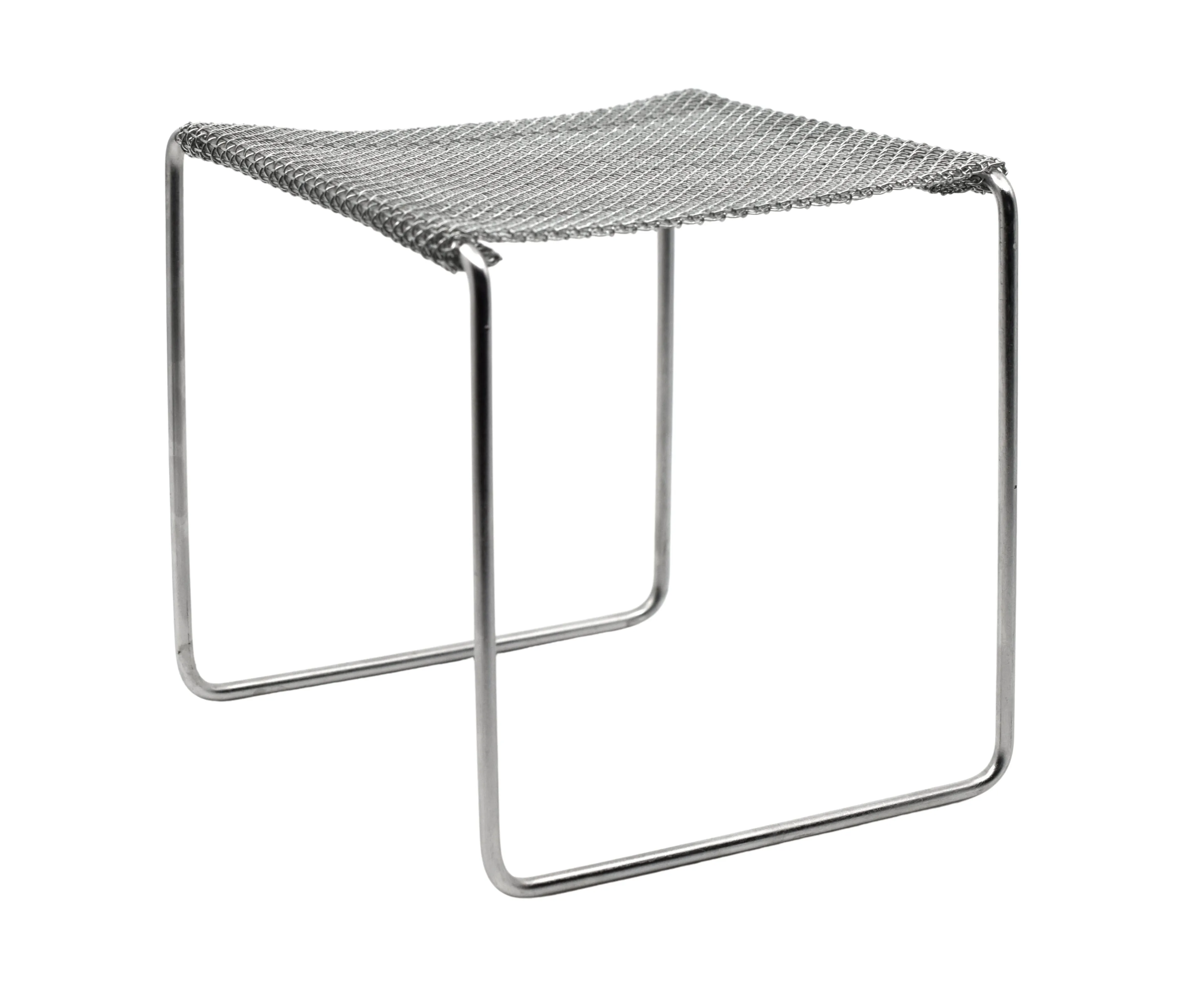 Stand for Alcohol Burner - Chrome Plated Steel Wire - 5"L x 5"W x 5"H