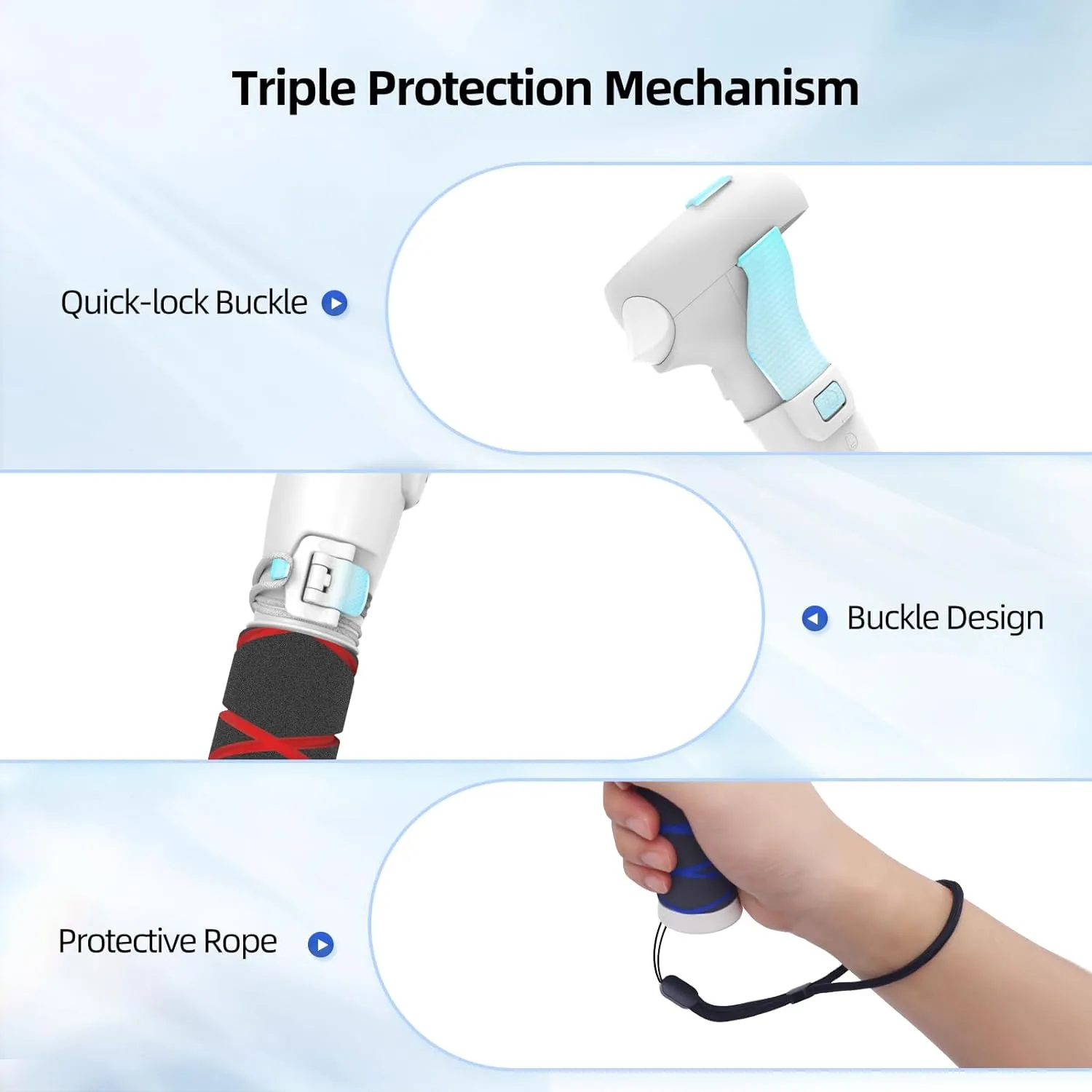 Upgraded Controller Extension Grips for Quest 2
