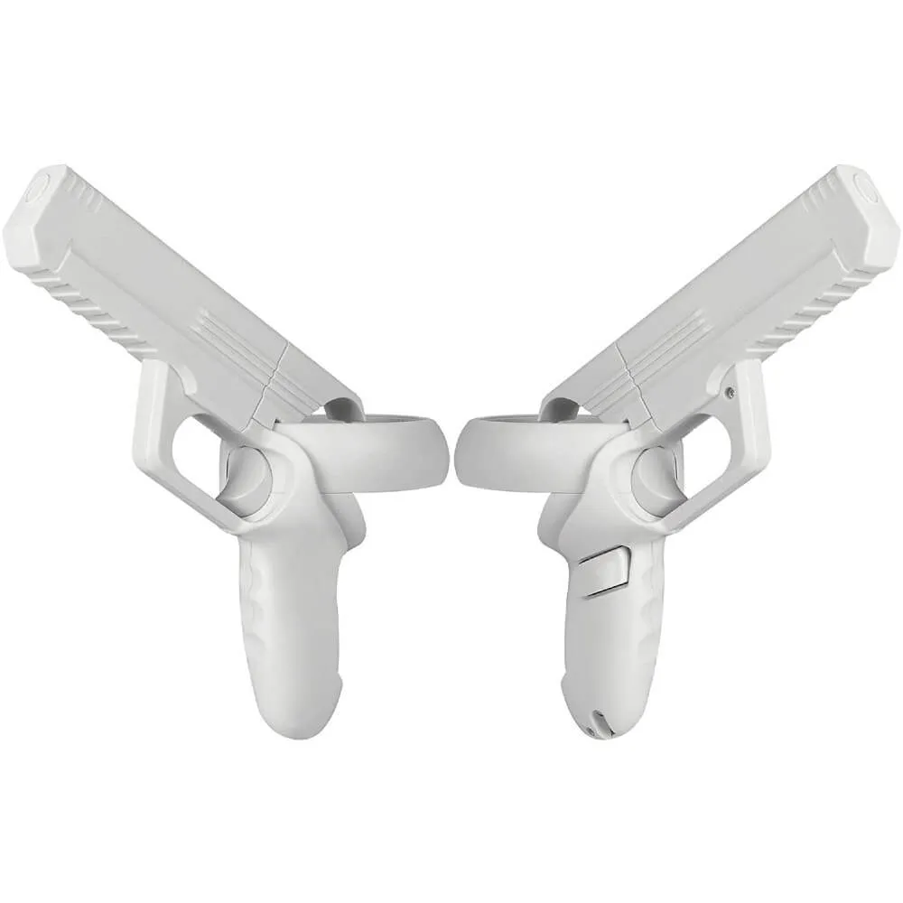 VR Game Gun for Oculus Quest 2 Enhanced Gaming Experience Controllers Pistol Case Compatible with Pistol Whip VR Games