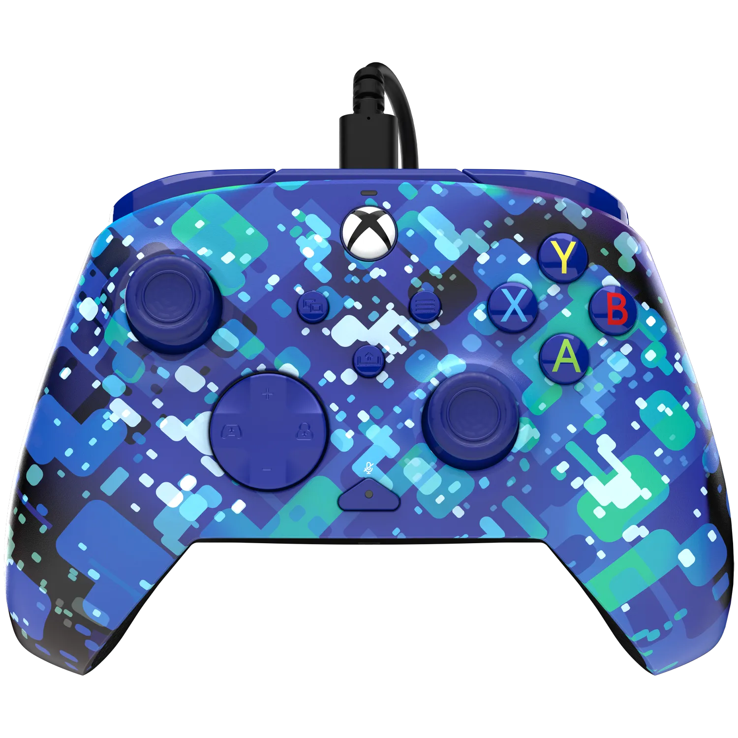 Xbox Series X|S & PC Glitch Blue REMATCH Advanced Wired Controller