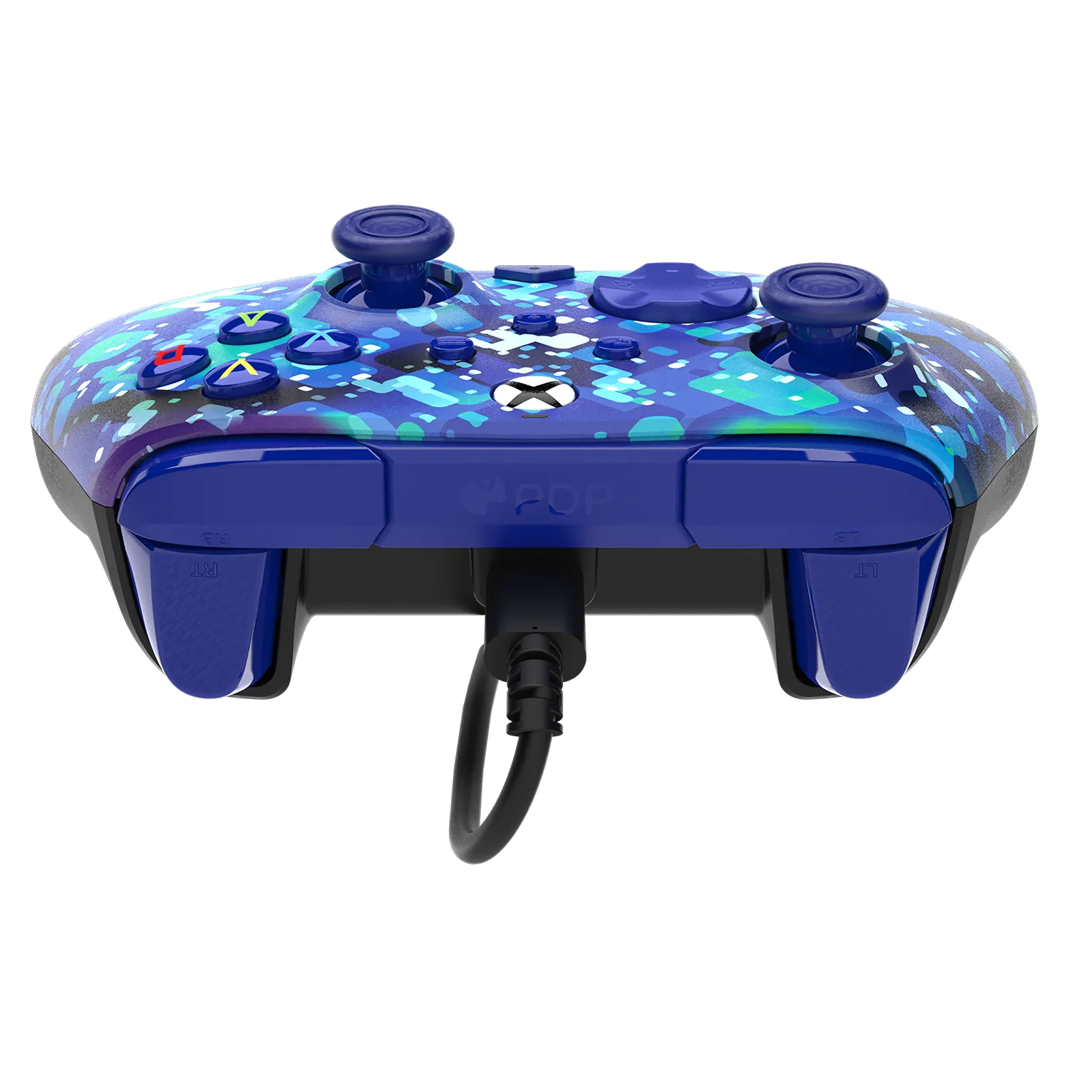 Xbox Series X|S & PC Glitch Blue REMATCH Advanced Wired Controller