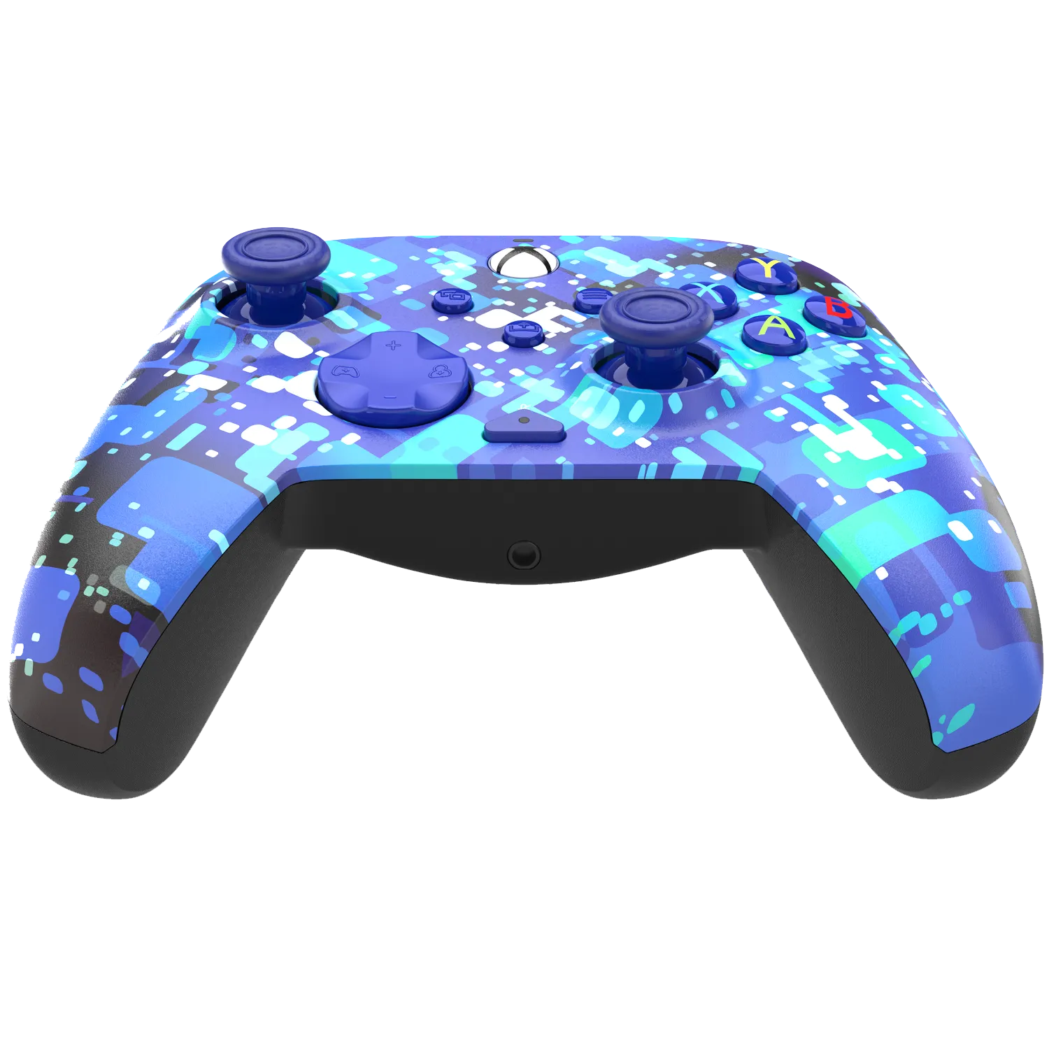 Xbox Series X|S & PC Glitch Blue REMATCH Advanced Wired Controller