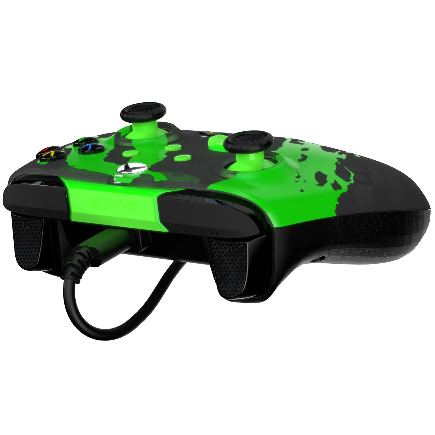 Xbox Series X|S & PC Jolt Green REMATCH GLOW Advanced Wired Controller
