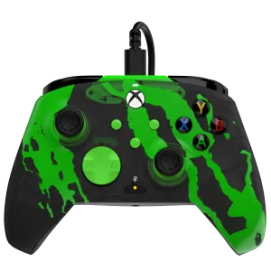 Xbox Series X|S & PC Jolt Green REMATCH GLOW Advanced Wired Controller