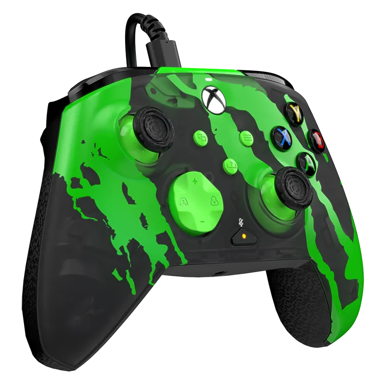 Xbox Series X|S & PC Jolt Green REMATCH GLOW Advanced Wired Controller
